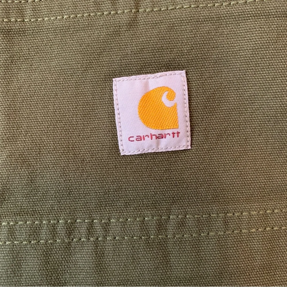NWT Carhartt Rugged Flex Relaxed Fit Green Canvas Work Short - Picture 6 of 9